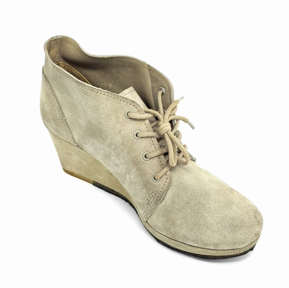 Clarks Originals Vogue Aurora Platform Wedge Ankle Bootie Sz 8